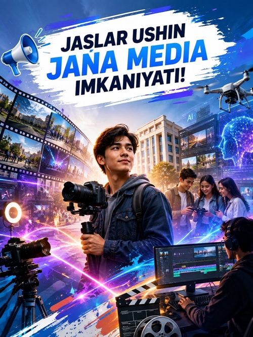 JASLAR USHÍN JAŃA MEDIA IMKANIYAT!