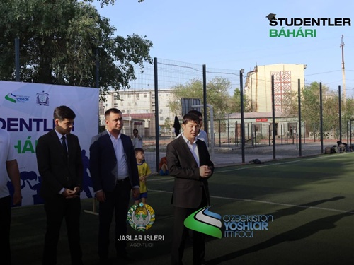 Student-jaslar arasında mini futbol boyınsha jarıs shólkemlestirildi