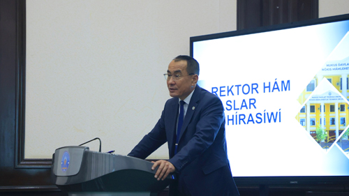 Rektor hám student-jaslar ushırasıwı