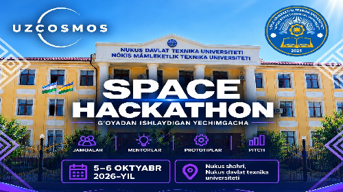 Nókiste birinshi Space Hackathon hám COSMO QUIZ!