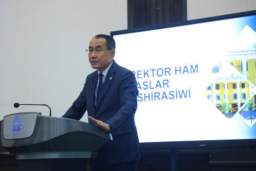 Rektor hám student-jaslar ushırasıwı