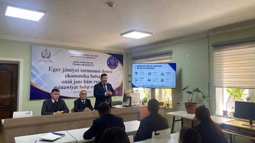 7 milliy baǵdarlama — Jańa Ózbekstan rawajlanıwınıń tiykarı: student-jaslar menen ushırasıw